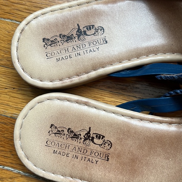 Flat sandals with braided strap with sparkling rhinestones - Picture 4 of 4